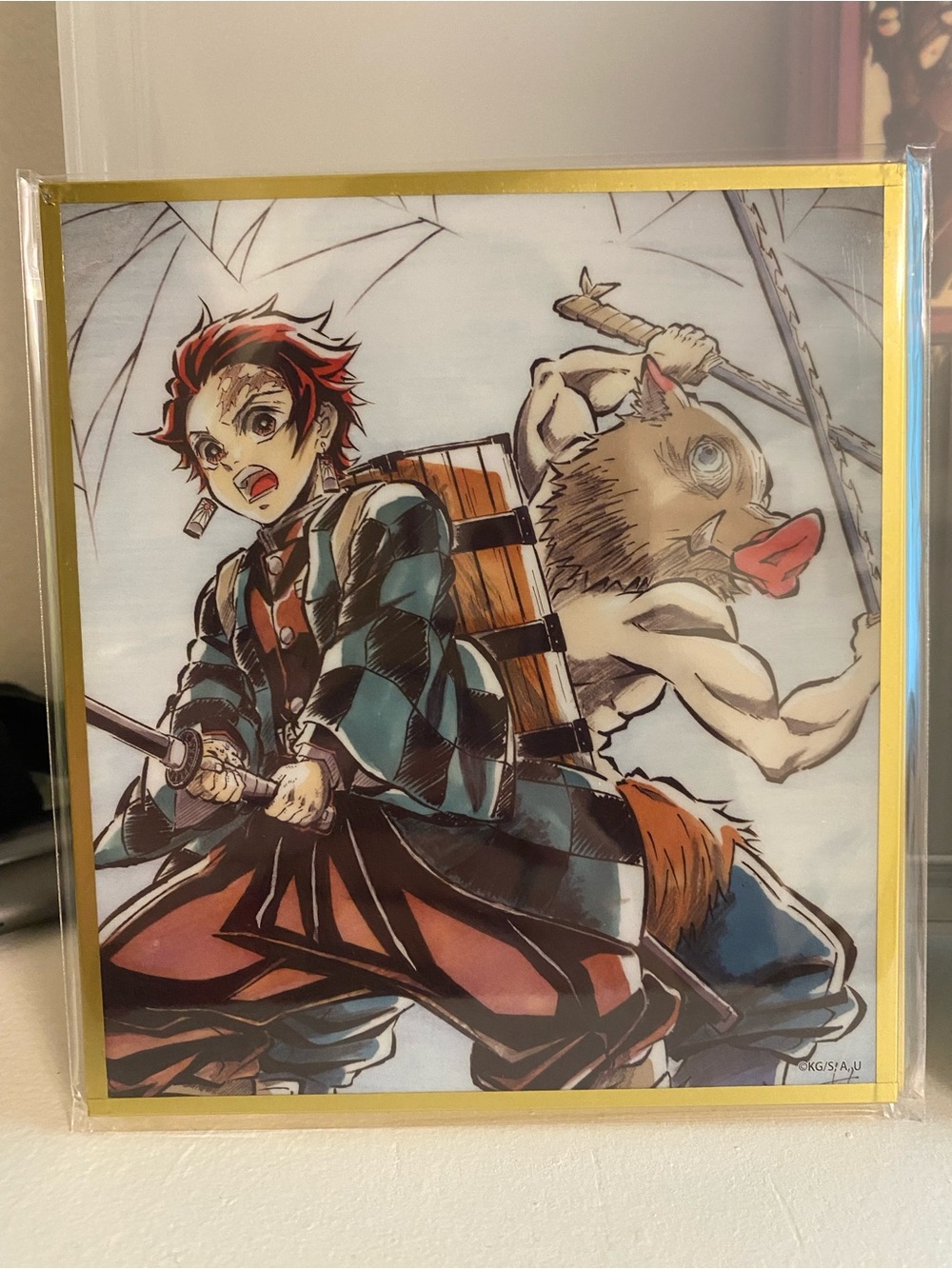 Demon Slayer Art Print Featuring Tanjiro & Inosuke - ufotable